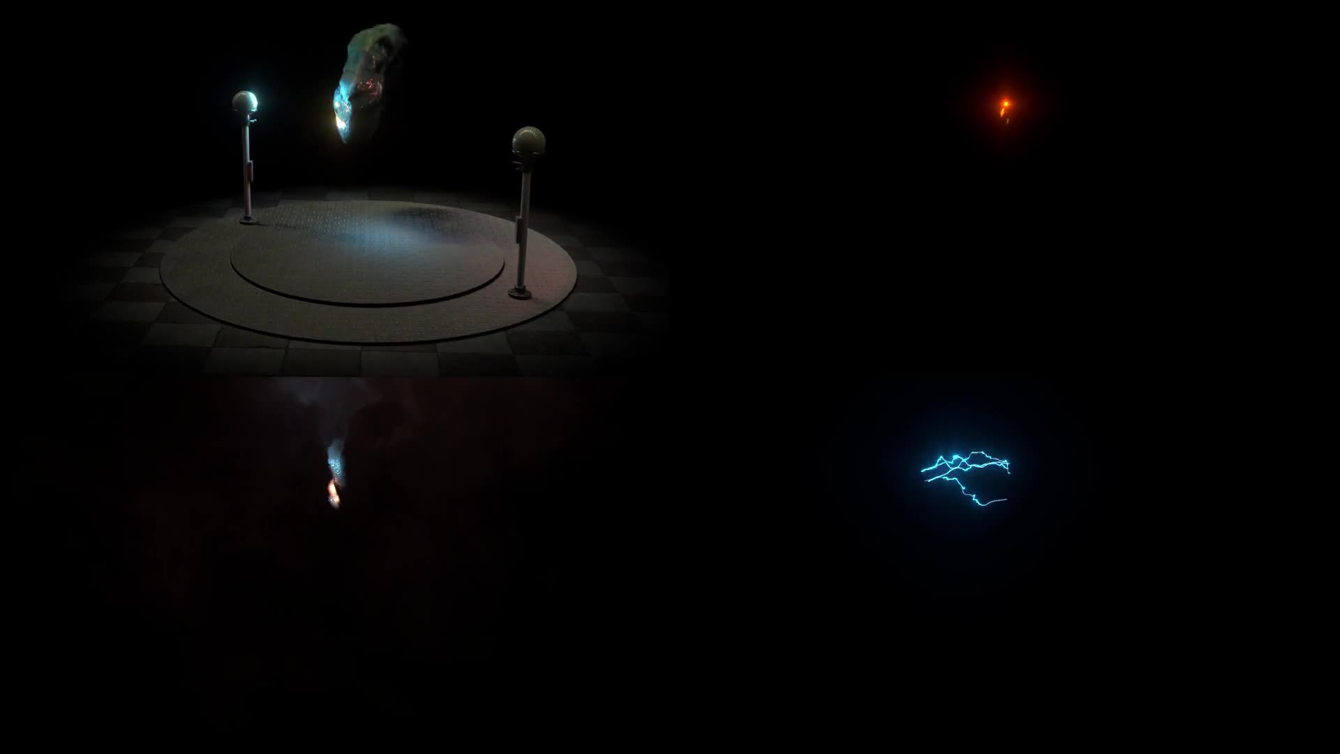 电磁,闪电特效electric torus | houdini fx